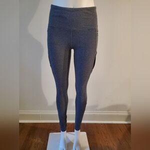 Athleta Heathered Blue Leggings